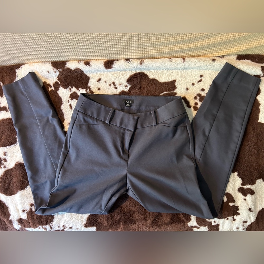 Loft navy size 4 work pants
